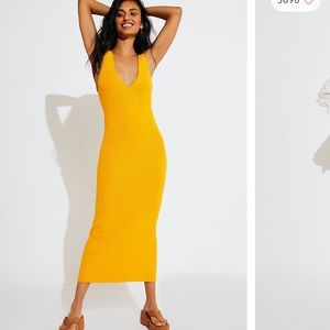 Free People Daniela Sweater Midi Dress 